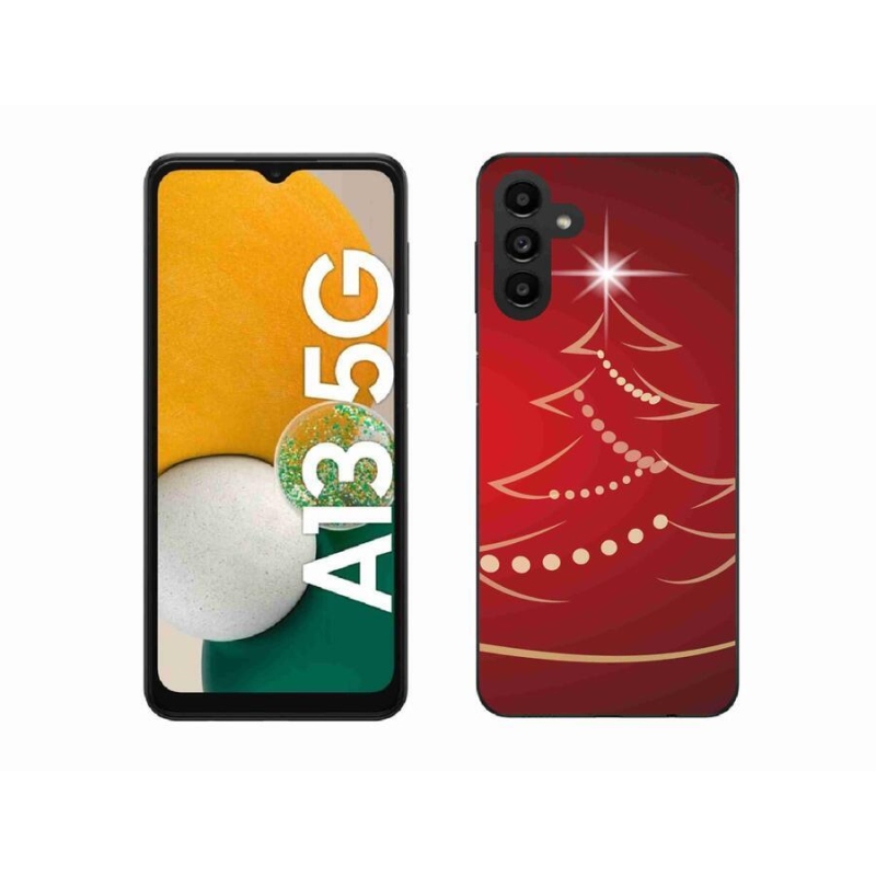 Gél borítás mmCase Samsung Galaxy A13 5G - karácsonyfa karikatúra