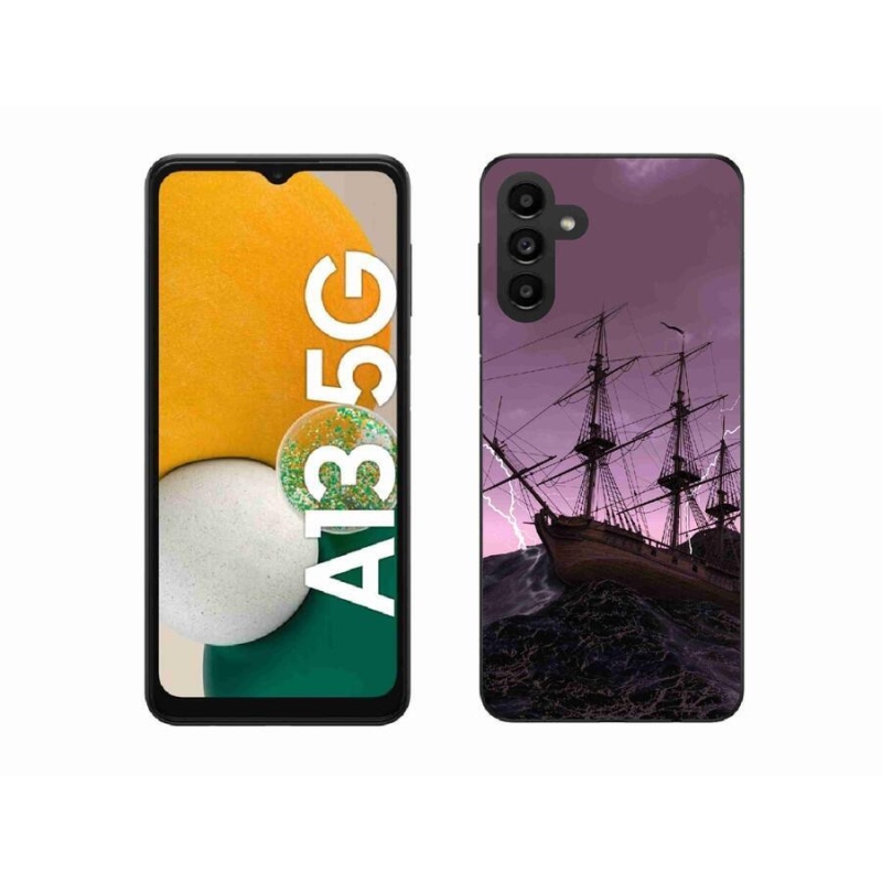 Zselés borítás mmCase Samsung Galaxy A13 5G - hajó a viharban