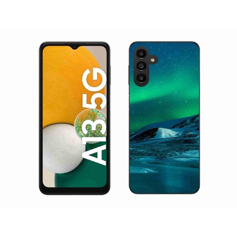 Gél borító mmCase Samsung Galaxy A13 5G - sarki fény - mmCase Samsung Galaxy A13 5G - aurora borealis