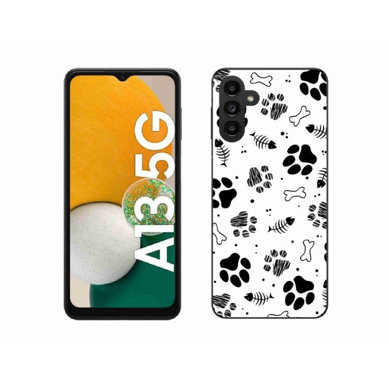 Zselés borítás mmCase Samsung Galaxy A13 5G - kutyamancsok 1