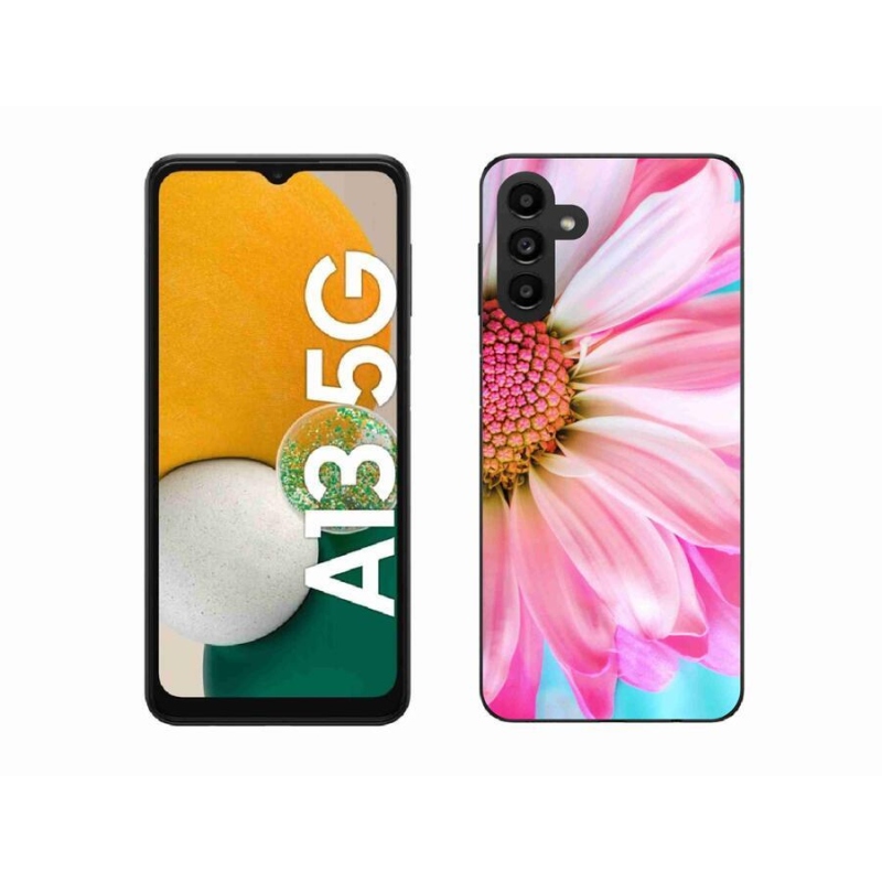 Gél védőhuzat mmCase Samsung Galaxy A13 5G - rózsaszín virág
