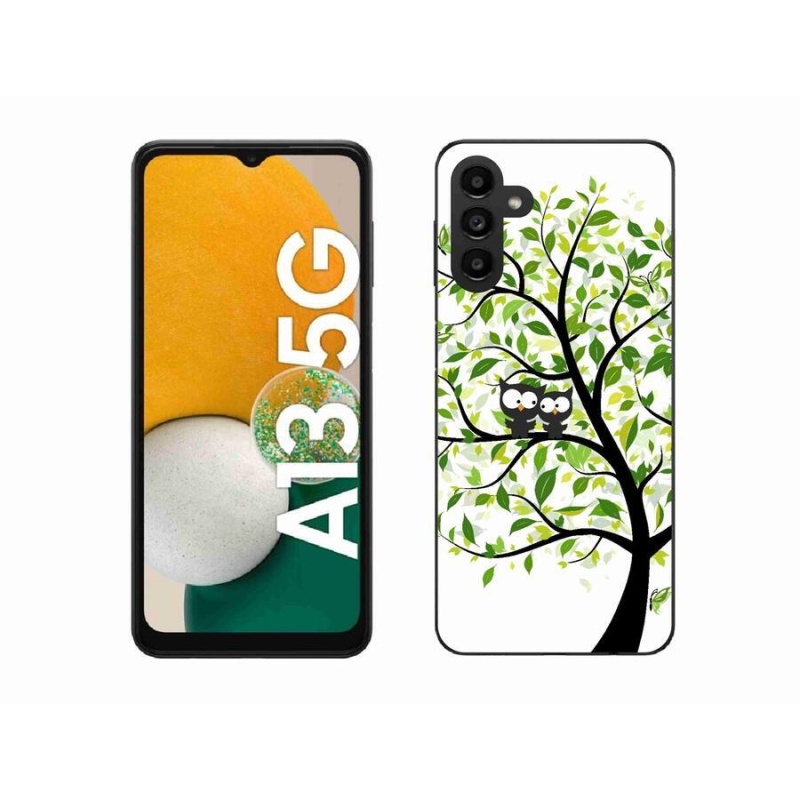 Zselés borítás mmCase Samsung Galaxy A13 5G - baglyok a fán