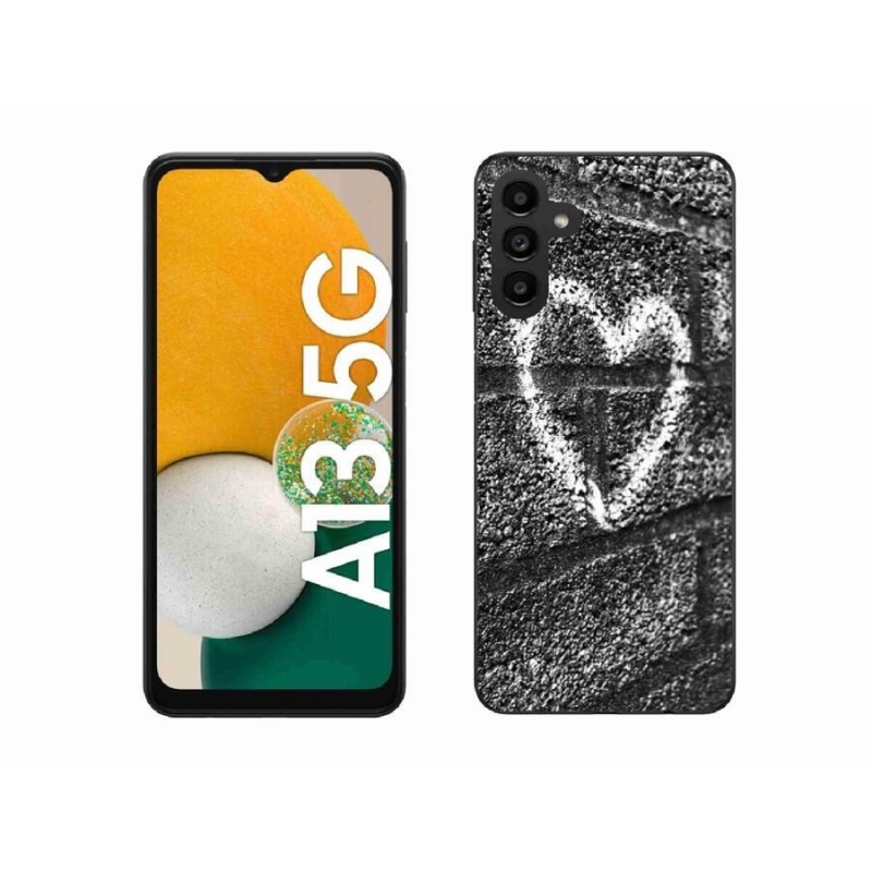 Gél borítás mmCase Samsung Galaxy A13 5G - szív a falon