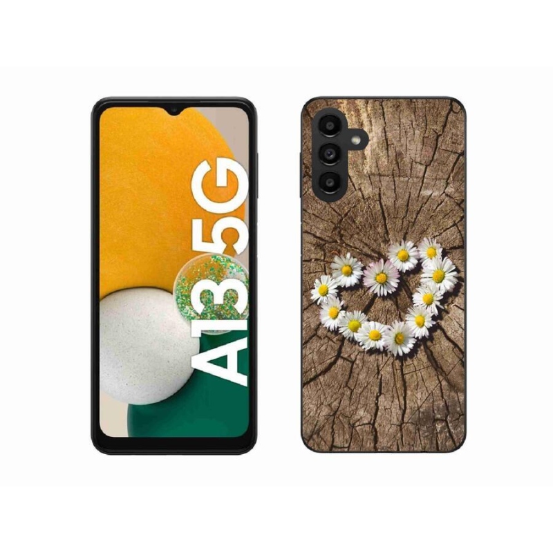 Zselés borítás mmCase Samsung Galaxy A13 5G - Százszorszépek szíve