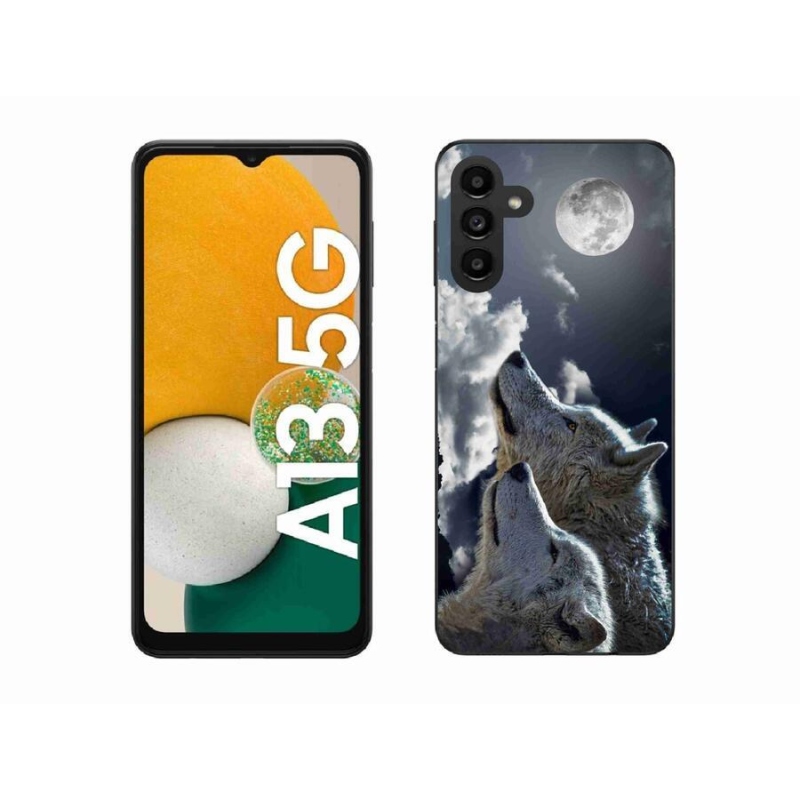 Gél védőburkolat mmCase Samsung Galaxy A13 5G - farkasok