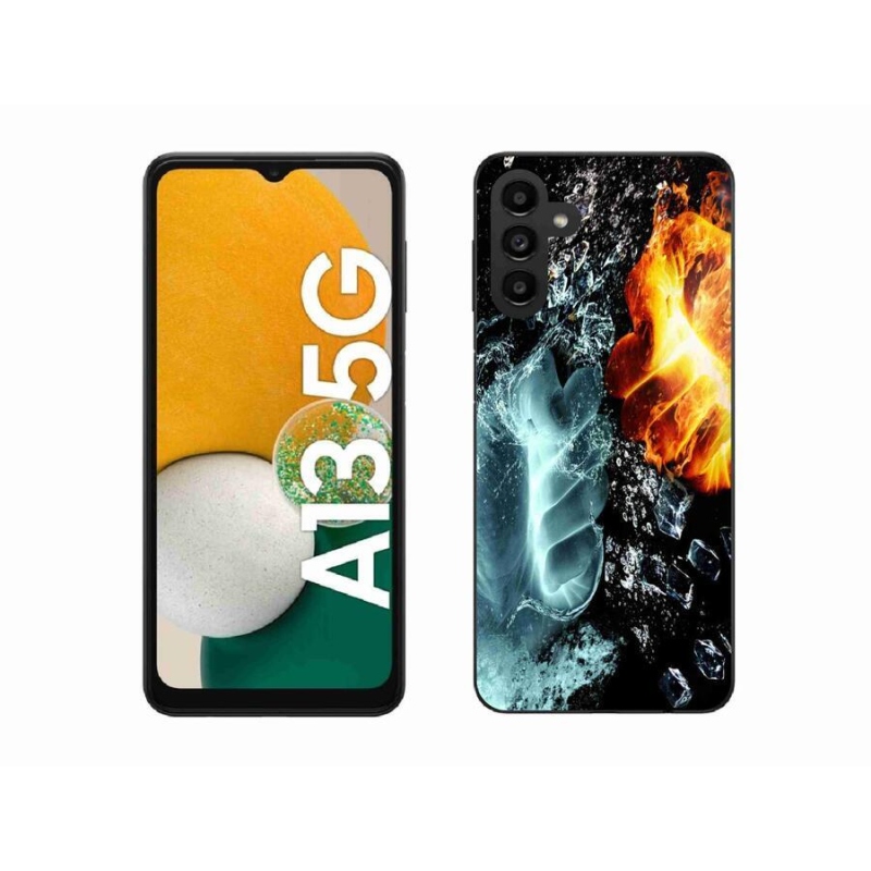 Zselés borítás mmCase Samsung Galaxy A13 5G - víz és tűz