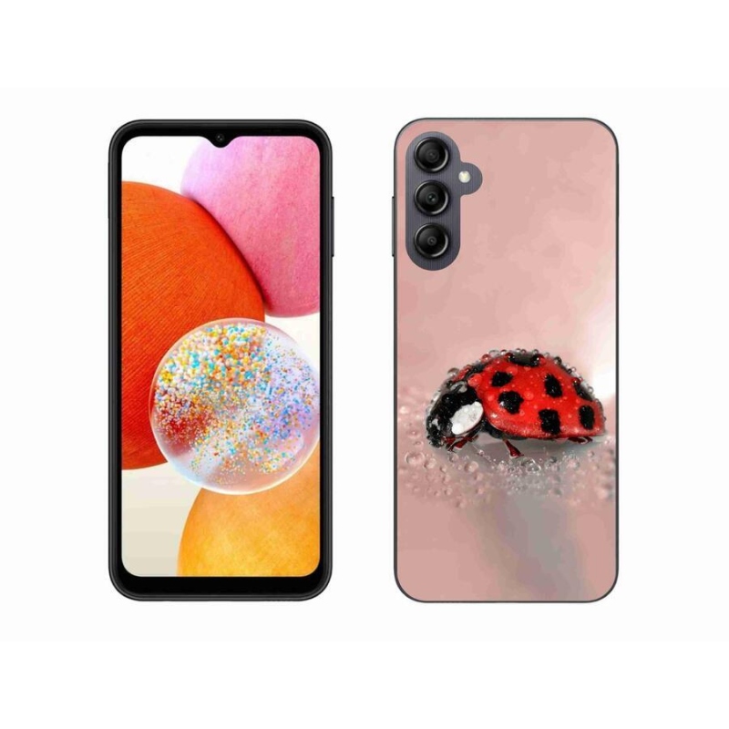 Gél védőhuzat mmCase Samsung Galaxy A14 4G/5G készülékhez - katicabogár