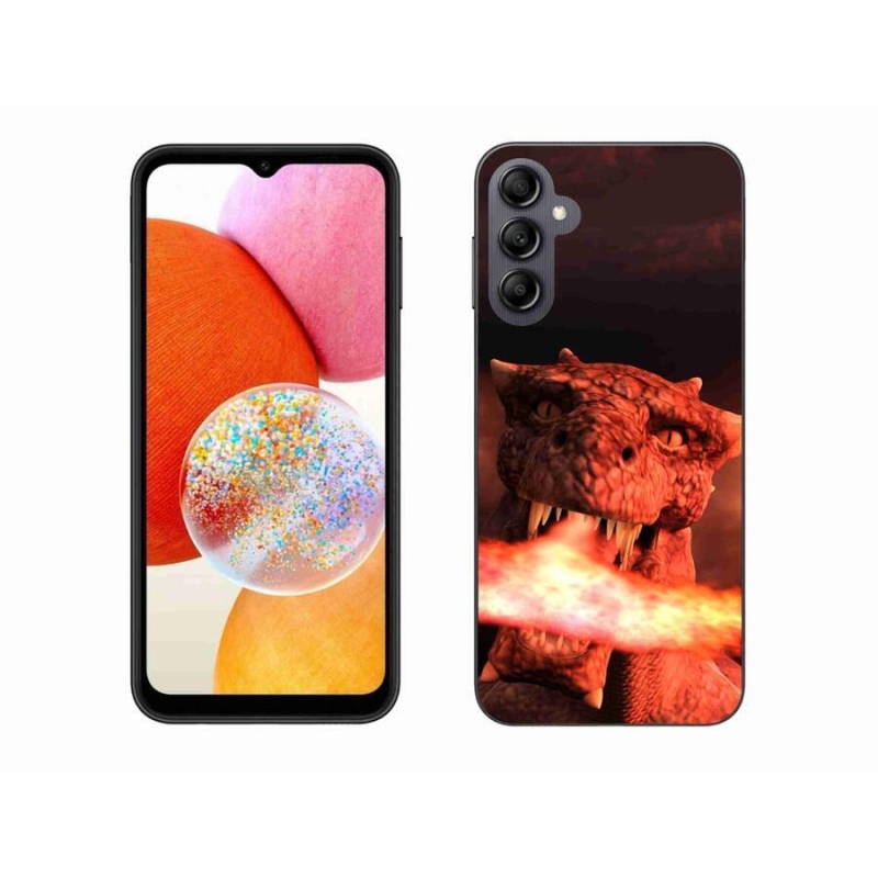 Gél védőburkolat mmCase Samsung Galaxy A14 4G/5G - sárkány