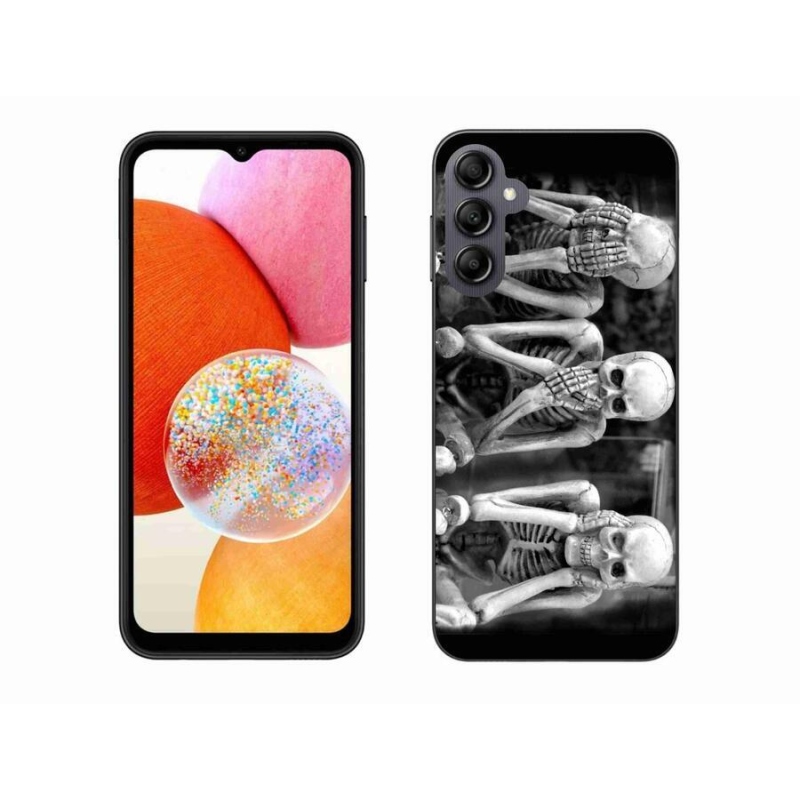 Gél borítás mmCase Samsung Galaxy A14 4G/5G - csontvázakhoz