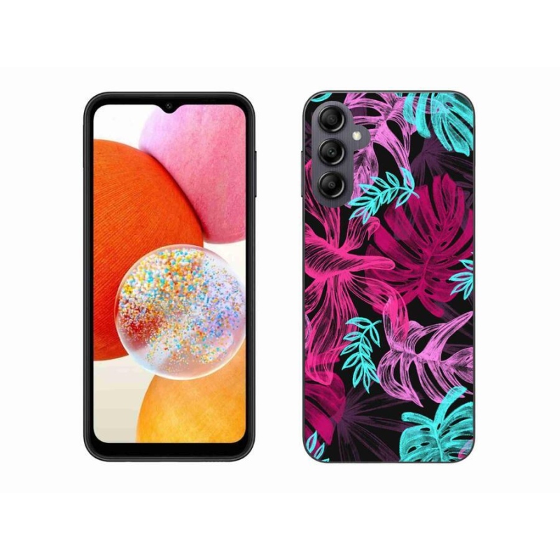 Gél borító mmCase Samsung Galaxy A14 4G/5G - virágok 1