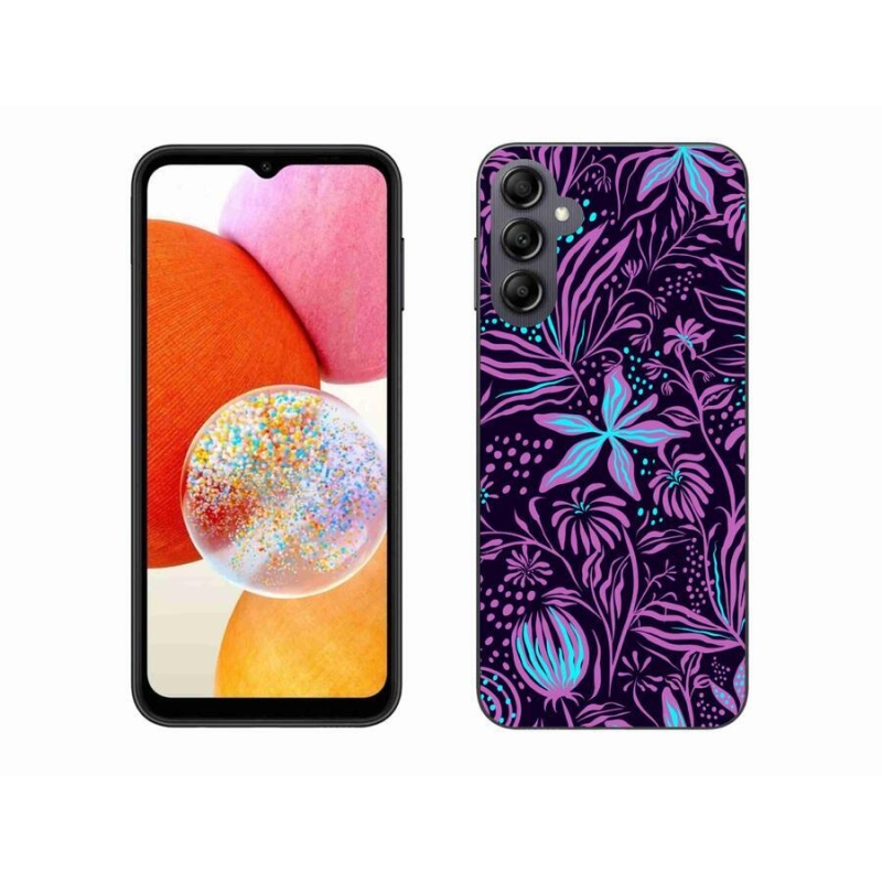 Gél borítás mmCase Samsung Galaxy A14 4G/5G - virágok 2