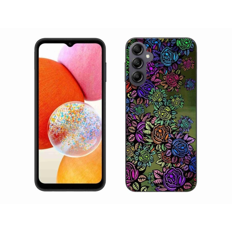 Gél borító mmCase Samsung Galaxy A14 4G/5G - virágok 6