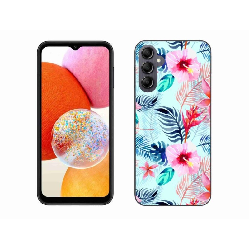 Zselés borítás mmCase Samsung Galaxy A14 4G/5G - virágok