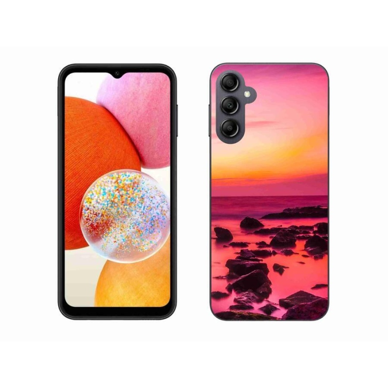 Gél borítás mmCase Samsung Galaxy A14 4G/5G - tenger és ragyogás