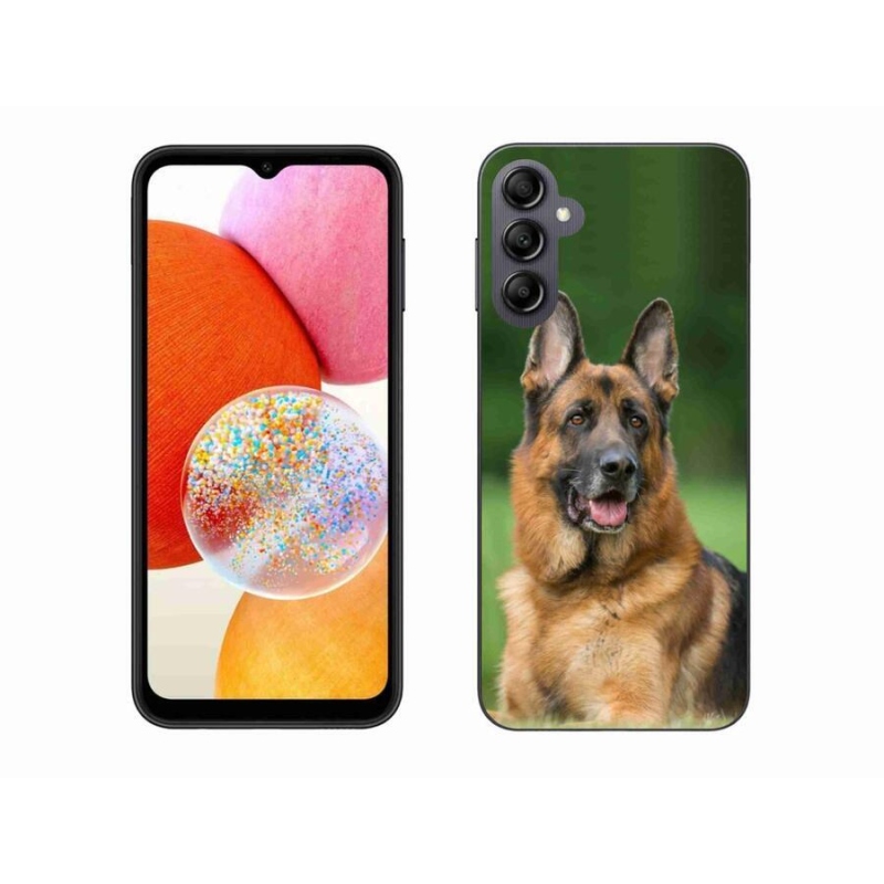Gél borítás mmCase Samsung Galaxy A14 4G/5G - Német juhászkutya számára