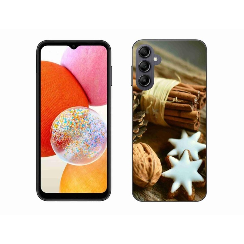 Gél borítás mmCase Samsung Galaxy A14 4G/5G - fahéj és mézeskalács - Samsung Galaxy A14 4G/5G - fahéj és mézeskalács