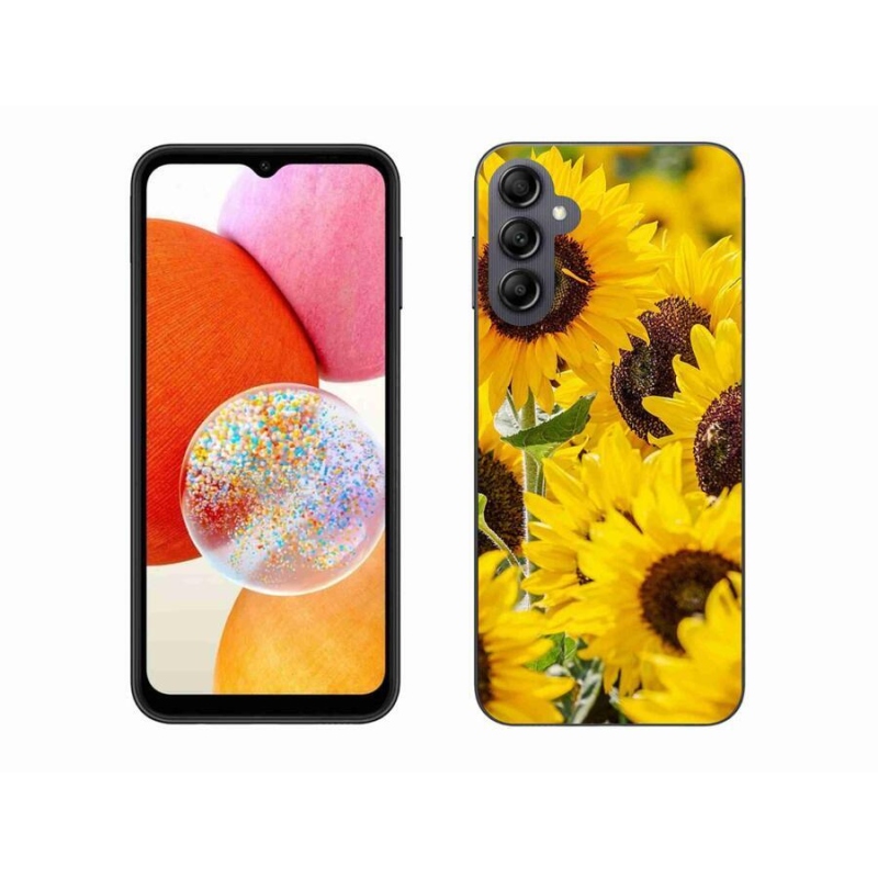 Zselés borítás mmCase Samsung Galaxy A14 4G/5G - Napraforgó