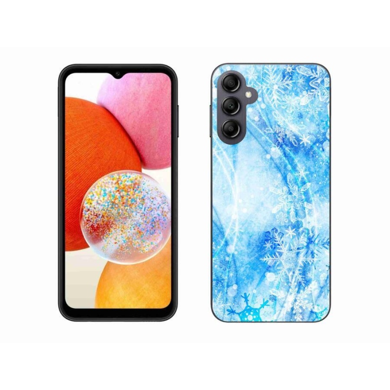 Gél védőhuzat mmCase Samsung Galaxy A14 4G/5G - hópelyhekhez