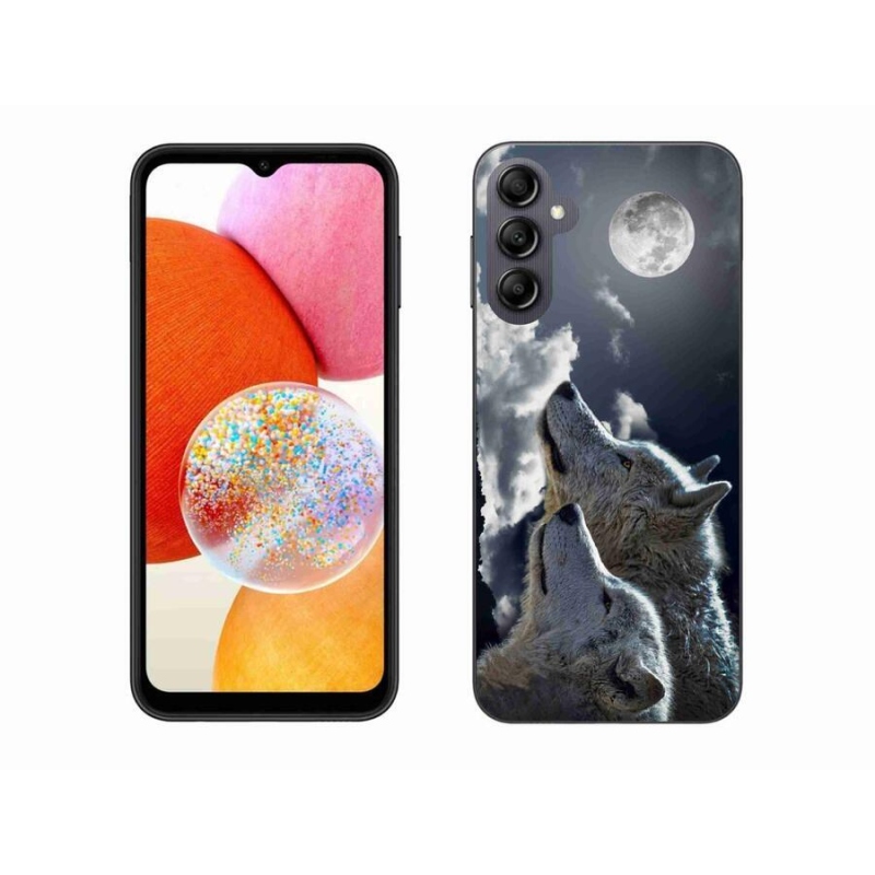 Gél borítás mmCase Samsung Galaxy A14 4G/5G - farkasok