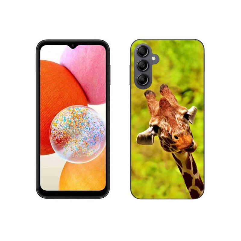 Zselés borítás mmCase Samsung Galaxy A14 4G/5G - zsiráf