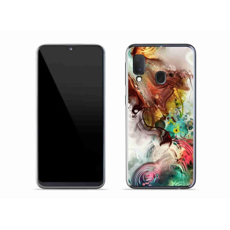 Zselés borítás mmCase Samsung Galaxy A20e készülékhez - absztrakt 1