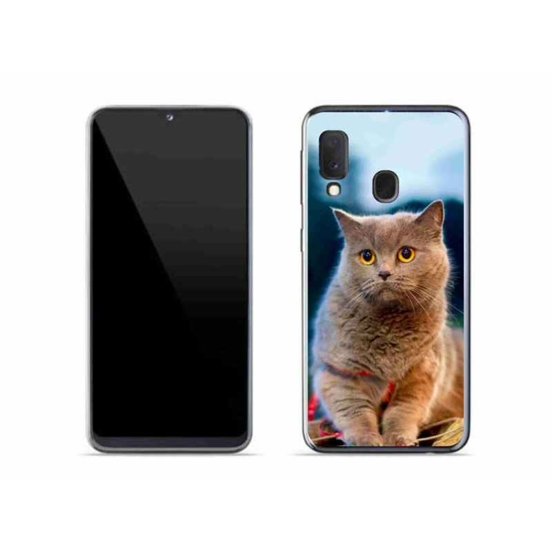 Gél védőhuzat mmCase Samsung Galaxy A20e készülékhez - brit kék 2