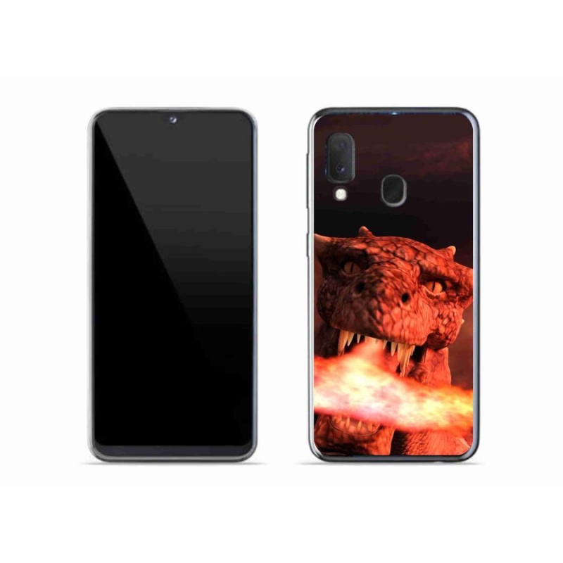 Zselés borítás mmCase Samsung Galaxy A20e készülékhez - sárkány