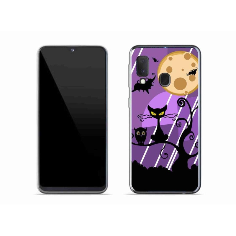 Gél borítás mmCase Samsung Galaxy A20e készülékhez - halloween