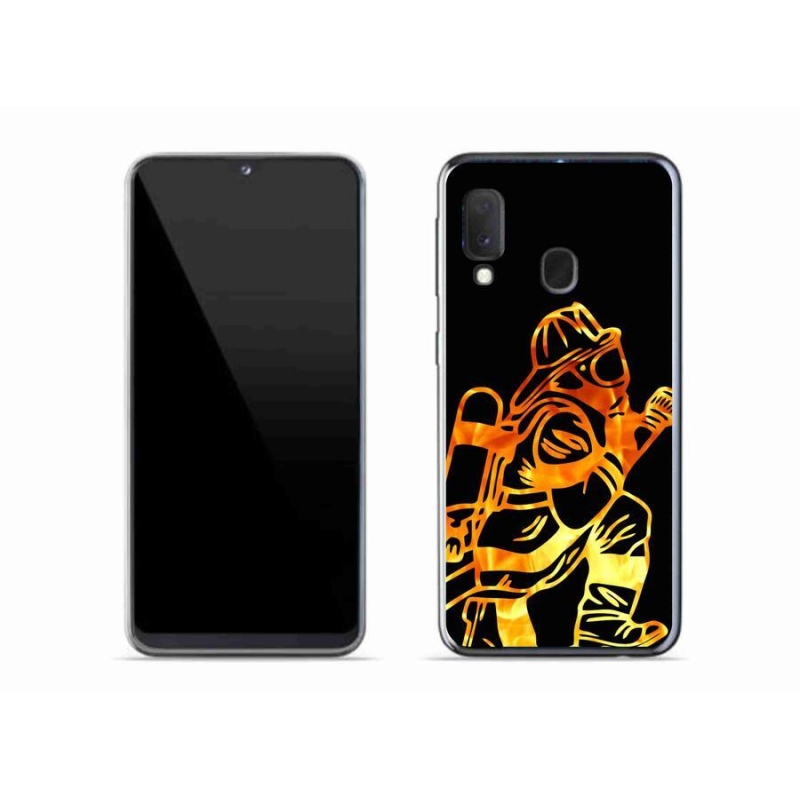 Gél borítás mmCase Samsung Galaxy A20e - tűzoltó 1