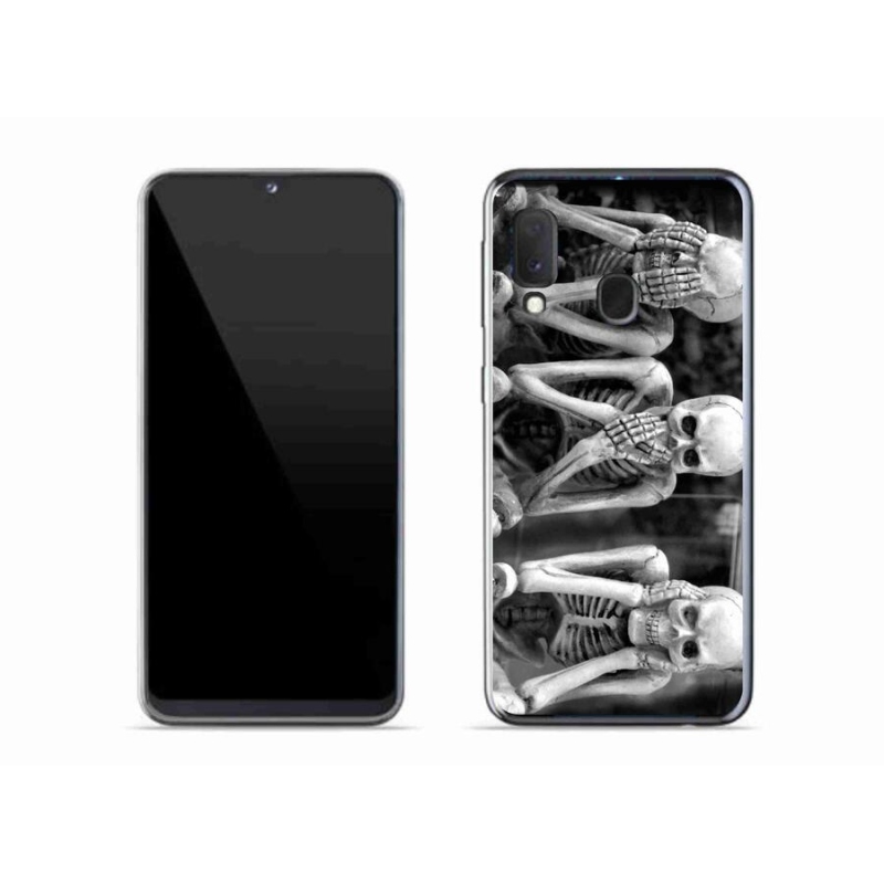 Gél borítás mmCase Samsung Galaxy A20e - csontvázakhoz