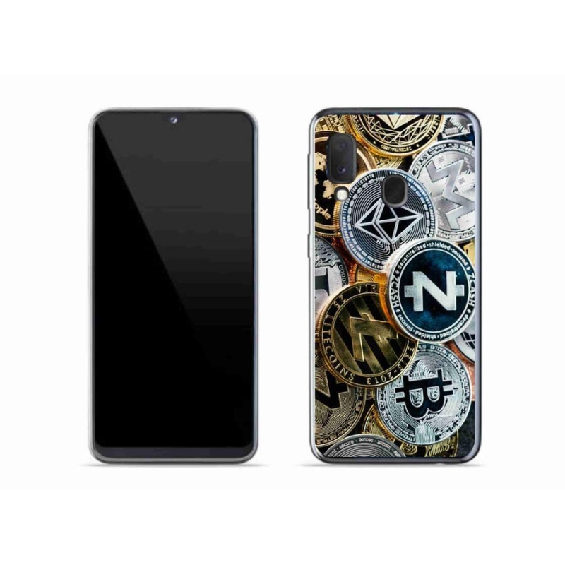 Gél borítás mmCase Samsung Galaxy A20e készülékhez - kriptovaluták