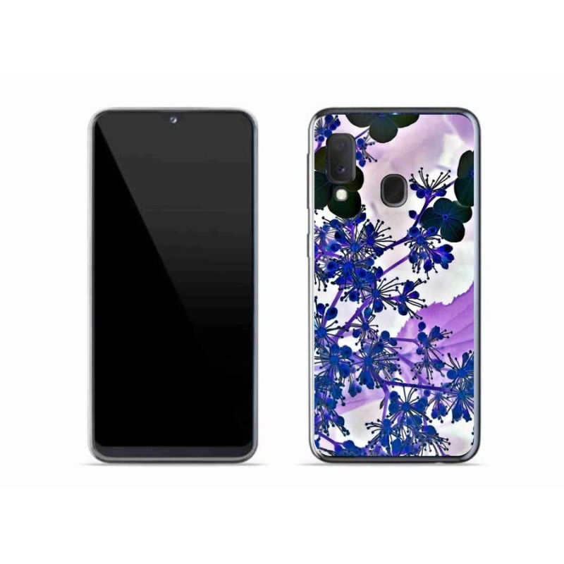 Gél borítás mmCase Samsung Galaxy A20e készülékhez - hortenzia virág