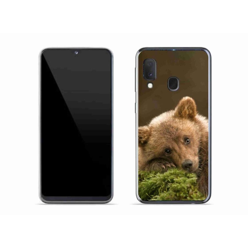 Zselés borítás mmCase Samsung Galaxy A20e - medve