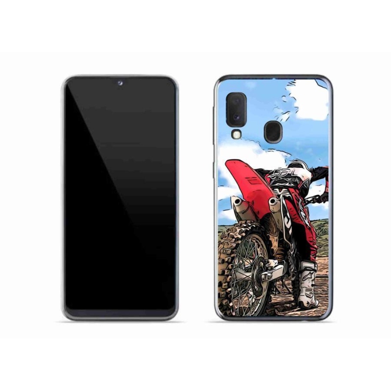 Gél védőhuzat mmCase Samsung Galaxy A20e - moto