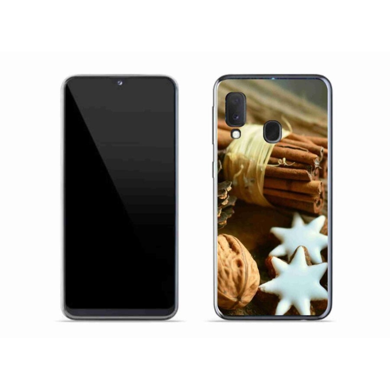 Gél borítás mmCase Samsung Galaxy A20e készülékhez - fahéj és mézeskalács