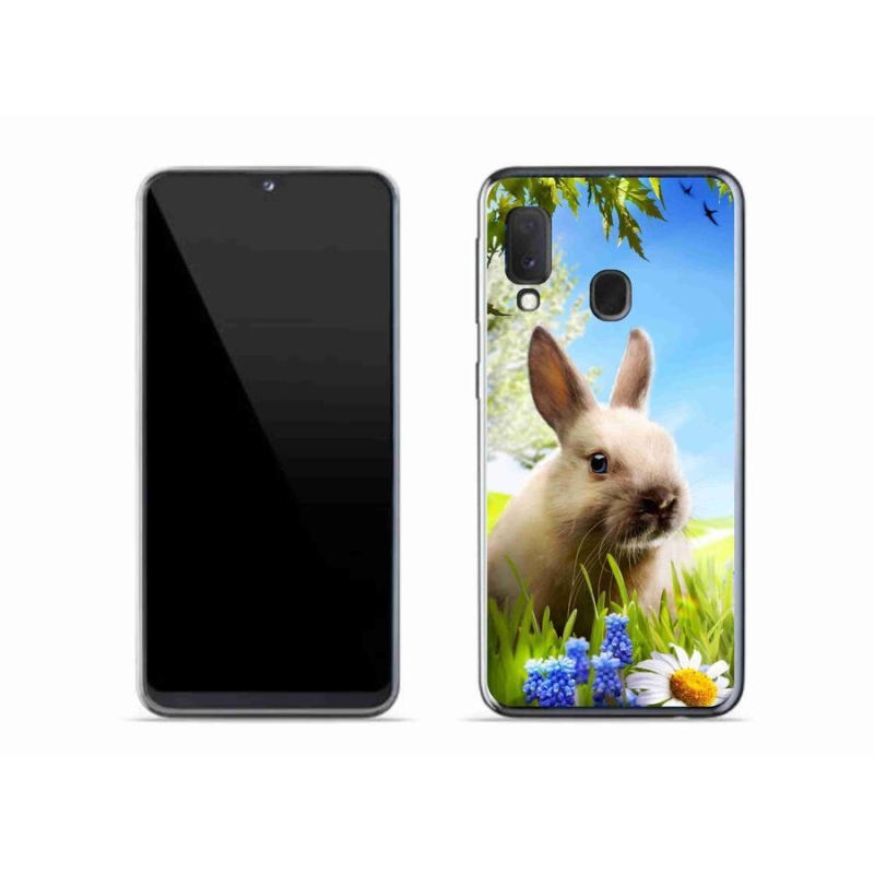 Gél védőhuzat mmCase Samsung Galaxy A20e készülékhez - nyuszi