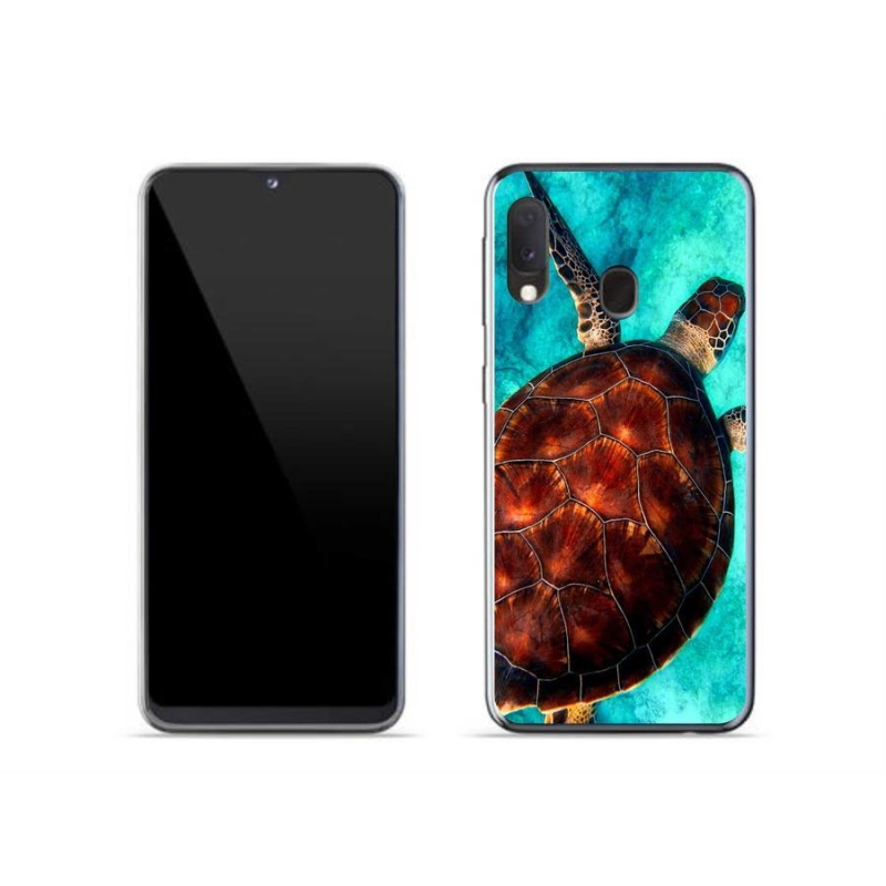 Zselés borítás mmCase Samsung Galaxy A20e készülékhez - teknősbéka