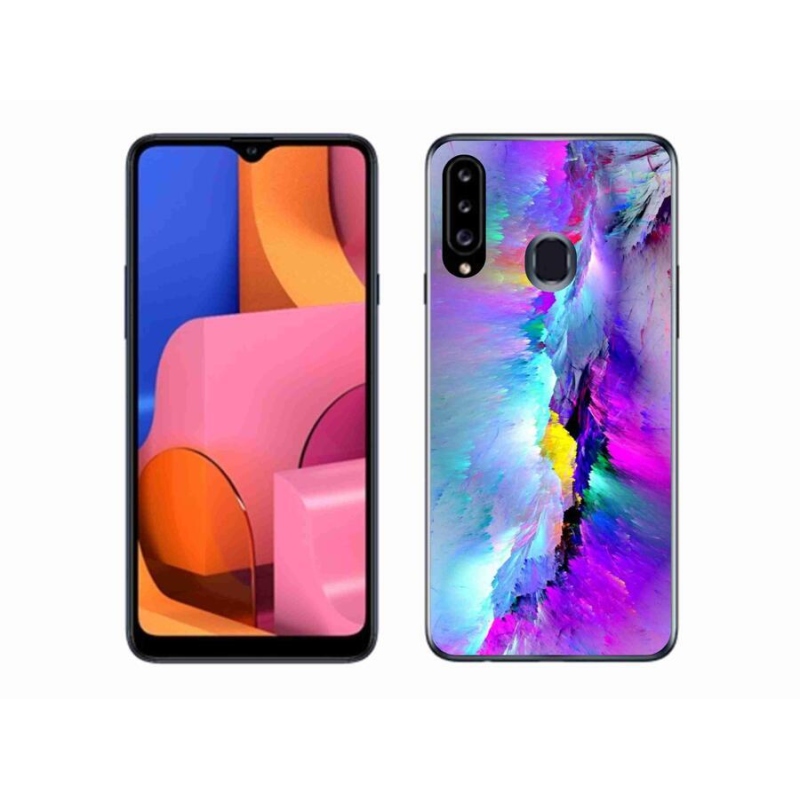 Zselés borítás mmCase Samsung Galaxy A20s készülékhez - absztrakt