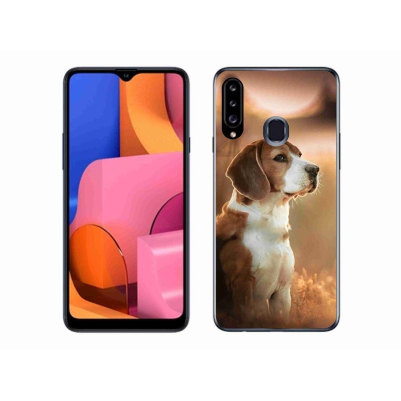 Gél védőhuzat mmCase Samsung Galaxy A20s készülékhez - bézs színű