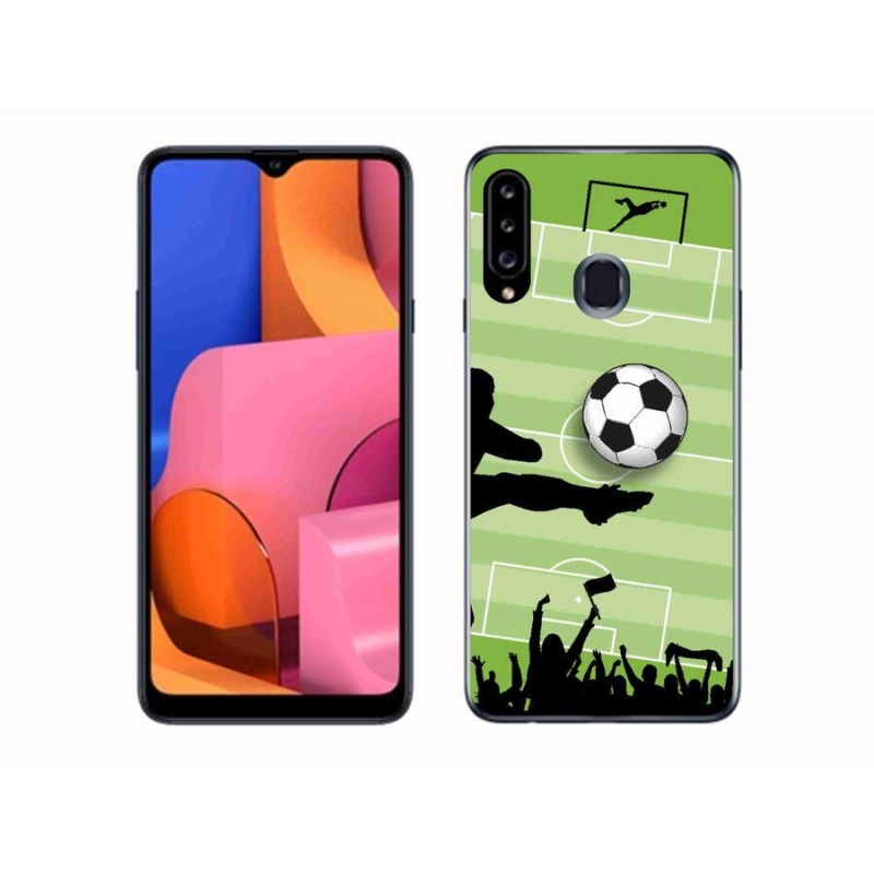 Zselés borítás mmCase Samsung Galaxy A20s - futball 3