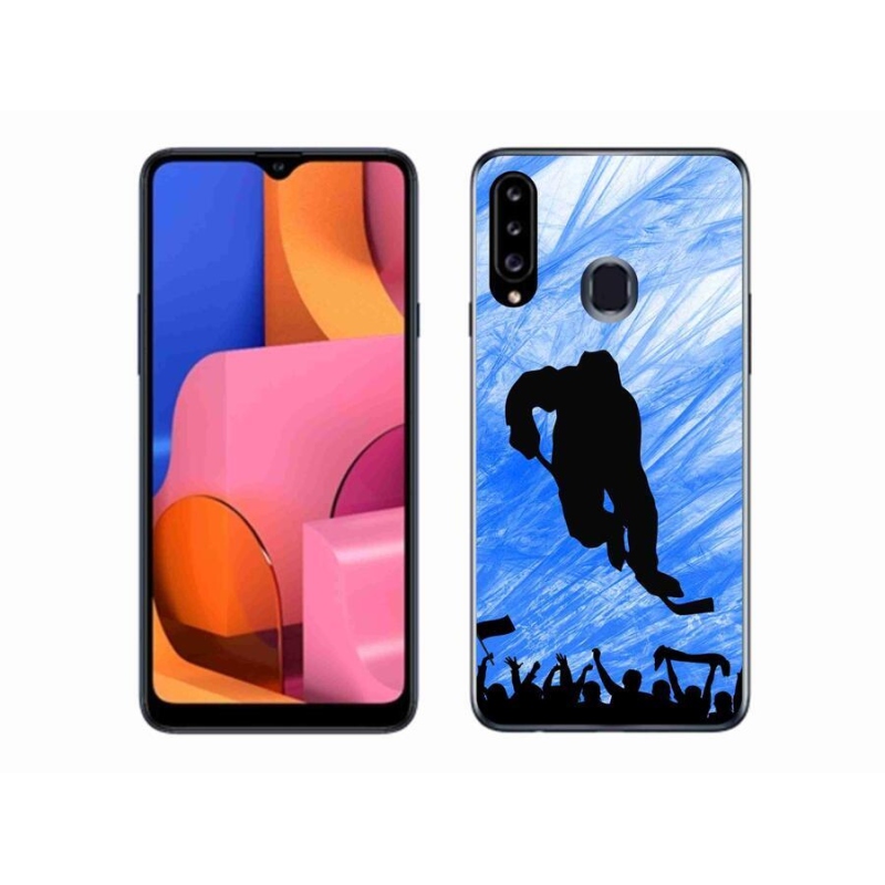 Gél borítás mmCase Samsung Galaxy A20s készülékhez - hokijátékos