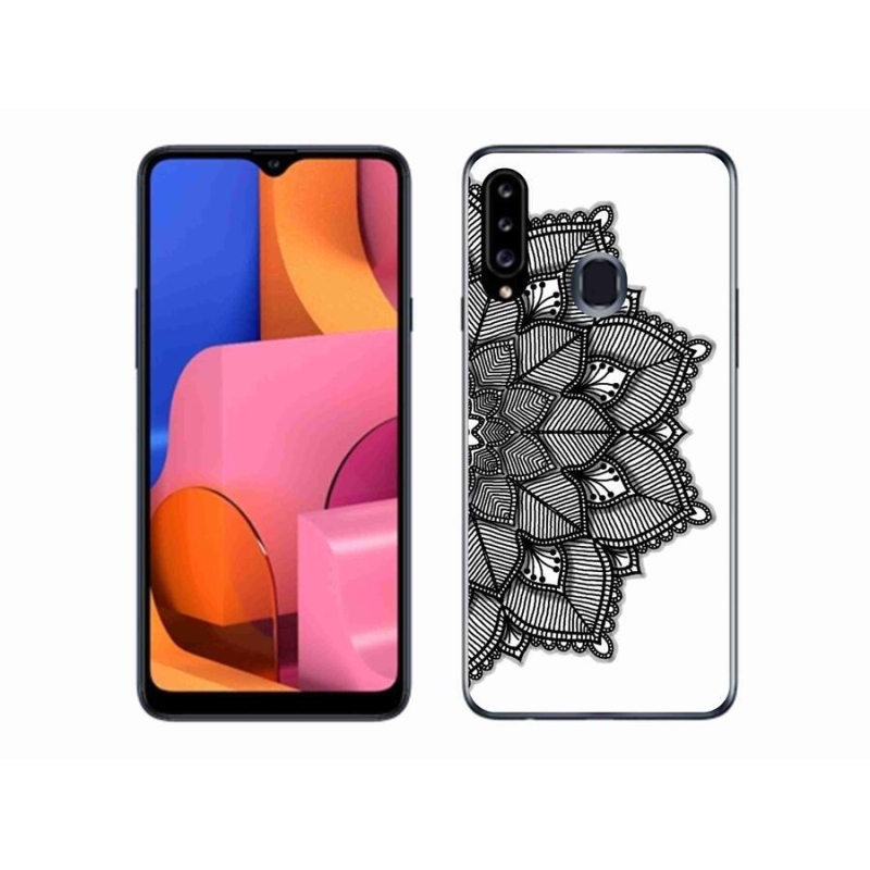 Zselés borítás mmCase Samsung Galaxy A20S készülékhez - mandala