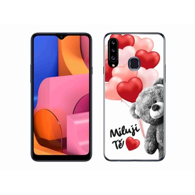 Gél borítás mmCase Samsung Galaxy A20s készülékhez - I love you