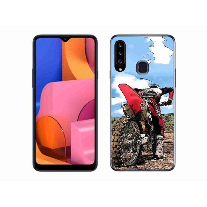 Zselés borítás mmCase Samsung Galaxy A20s készülékhez - moto