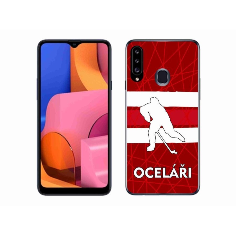 Gél borítás mmCase Samsung Galaxy A20s készülékhez - Steelers
