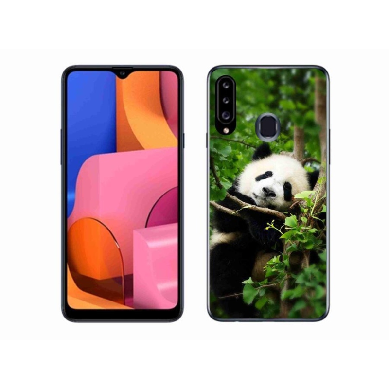 Gél védőhuzat mmCase Samsung Galaxy A20s készülékhez - panda