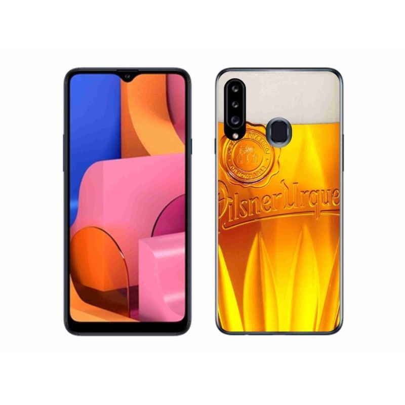 Zselés borítás mmCase Samsung Galaxy A20s készülékhez - sör