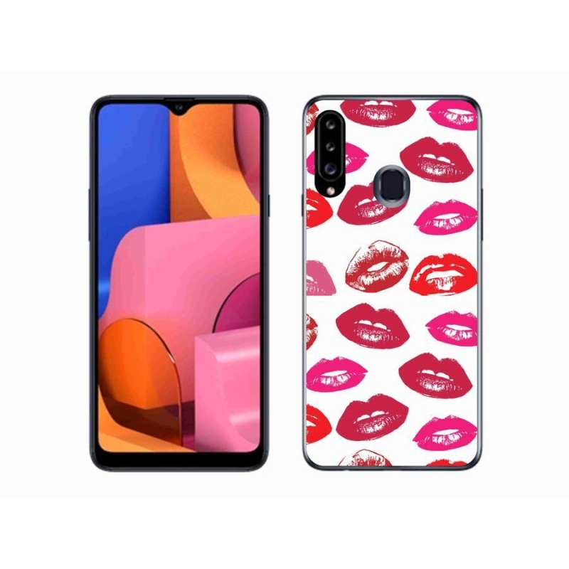 Zselés borítás mmCase Samsung Galaxy A20S - ajkakhoz