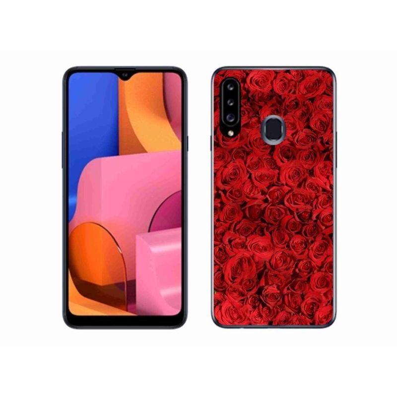 Zselés borítás mmCase Samsung Galaxy A20s készülékhez - rózsaszínű
