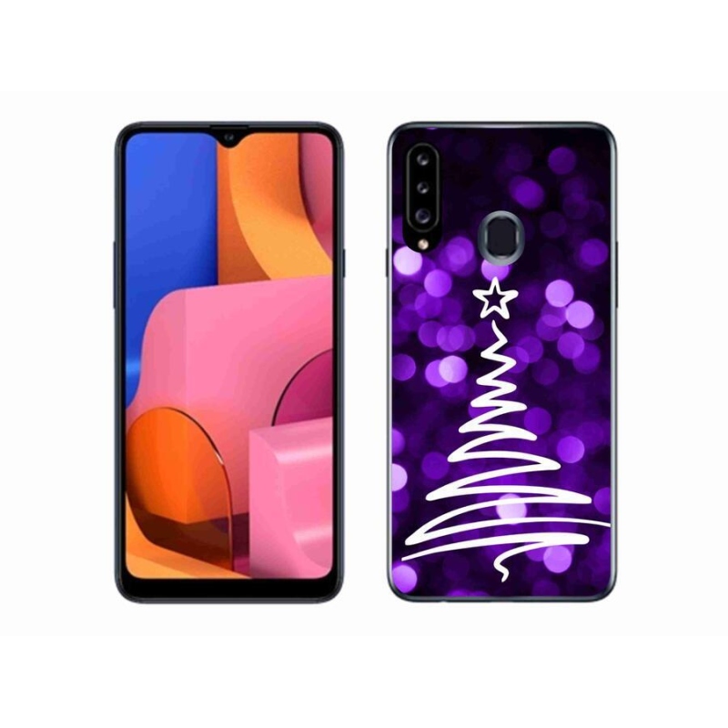 Zselés borítás mmCase Samsung Galaxy A20s készülékhez - fa
